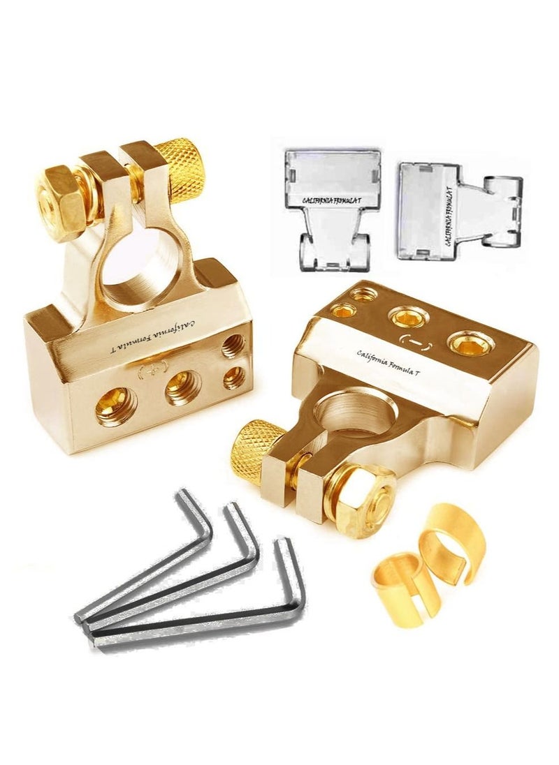 California formula-T Car Battery Terminal Connectors Kit  - Image 1