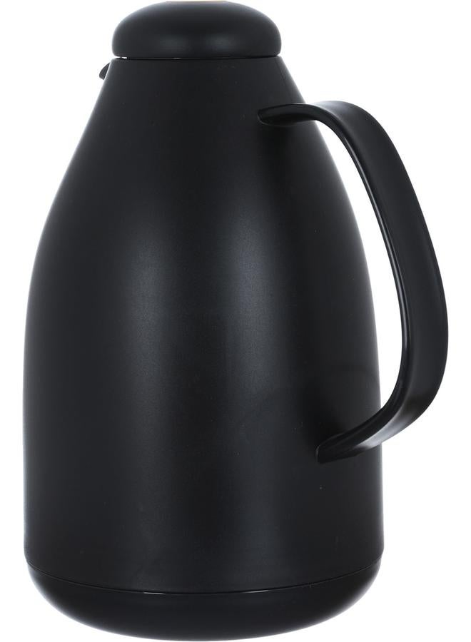 تايمليس ترمس زجاجي من بينجوين برو بسعة 1.5 لتر وجسم بلاستيكي أسود - Image 2