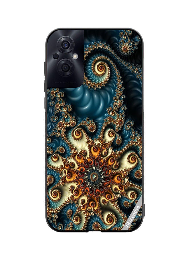 VR CREATIVE Protective Case Cover For Oppo Reno8 Z Mandala Design Multicolour - Image 1