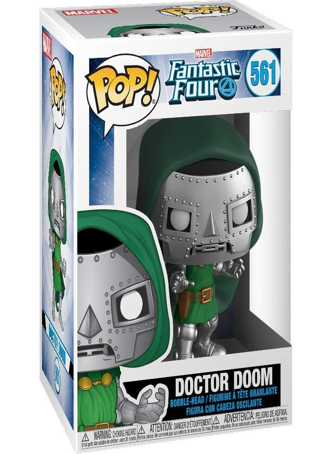 Funko POP Fantastic Four - Doctor Doom Funko Vinyl Figure (Bundled with Compatible Box Protector Case), Multicolor, 3.75 inches - Image 3