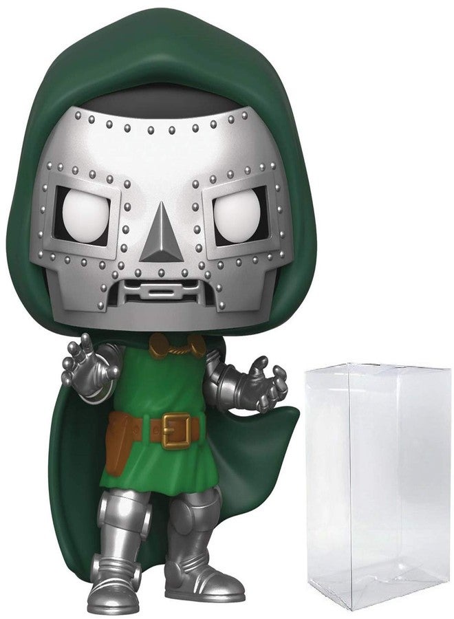 Funko POP Fantastic Four - Doctor Doom Funko Vinyl Figure (Bundled with Compatible Box Protector Case), Multicolor, 3.75 inches - Image 1