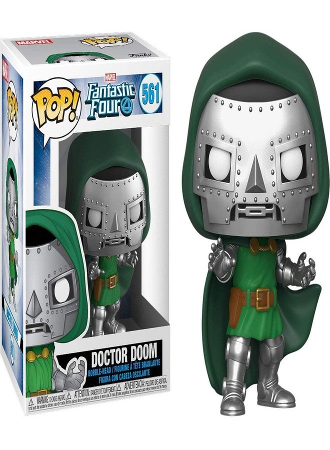 Funko POP Fantastic Four - Doctor Doom Funko Vinyl Figure (Bundled with Compatible Box Protector Case), Multicolor, 3.75 inches - Image 2