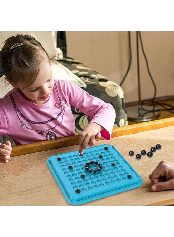 BUPY Cluster Ball Game Set - Interactive Strategy Board Game for 2-4 Players, Family Party Tabletop Game with Magnetic Balls & Hole Board for Kids and Adults - Image 4