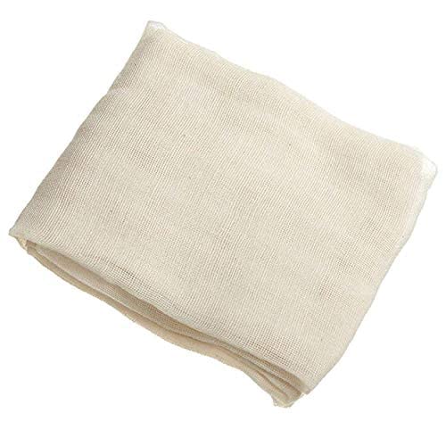 Amit Marketing Cotton Muslin Cloth | Unbleached | Madarpath Cloths | Natural Ultra-Fine Cheesecloth | for Making Cheese Wraps, Paneer, Jalebi, Wrapping Hot Chapattis, Rice & Noodles – White (10 Meter) - Image 1