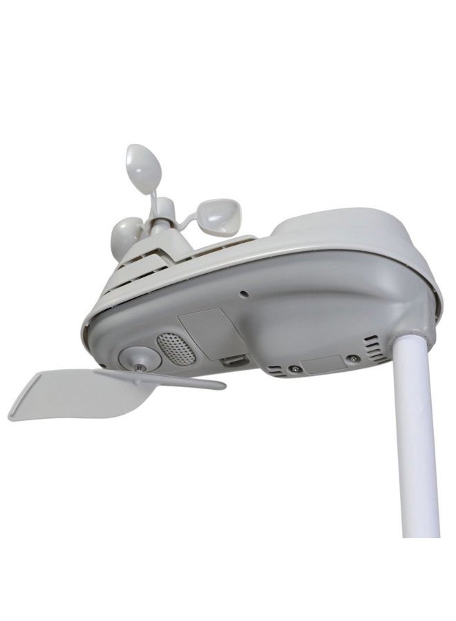 Acurite Iris 5-in-1 Weather Sensor with Rain Gauge, 06004M, Wind Speed, Wind Direction, Temperature and Humidity, White - Image 2