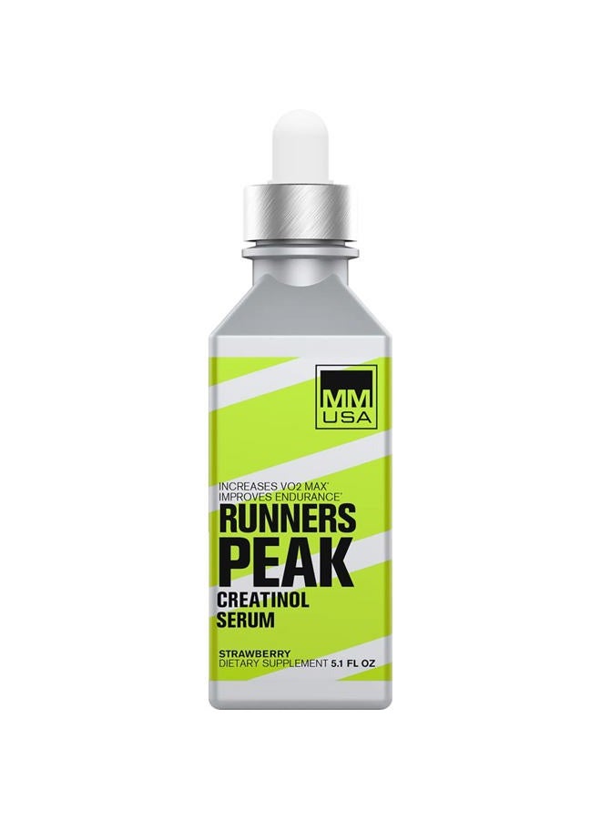 MMUSA Runners Peak Creatine Serum Boosts Running, Instant Energy + Endurance Power. Great for Cardio Exercise. Enhances Focus, Fuels Muscular Strength. Supports Healthy Immune System + Lean Muscle Growth. - Image 1
