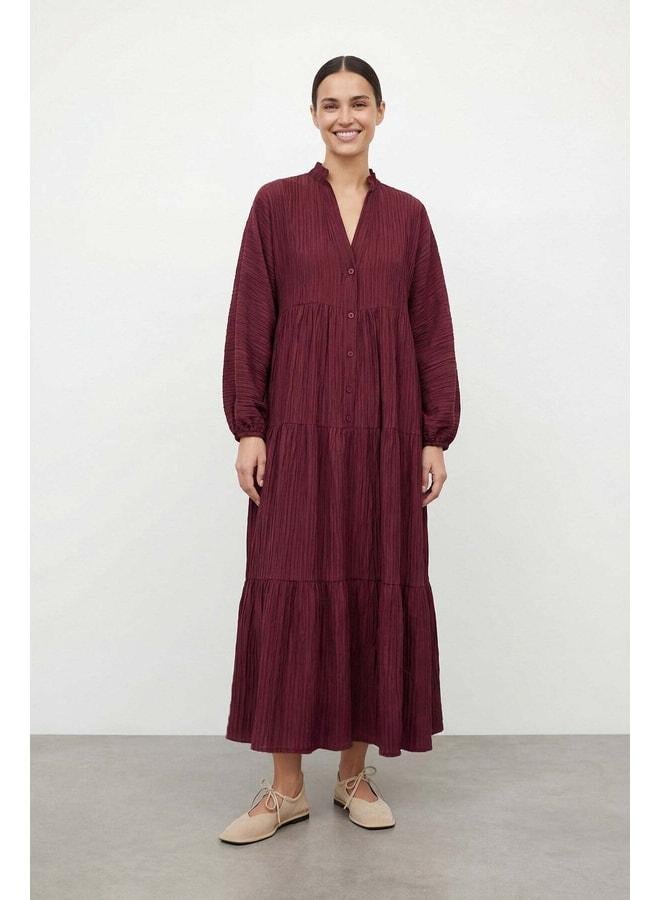 Soul Women's V-Neck Tiered Dress – 32461ELB - DAMSON - Image 1