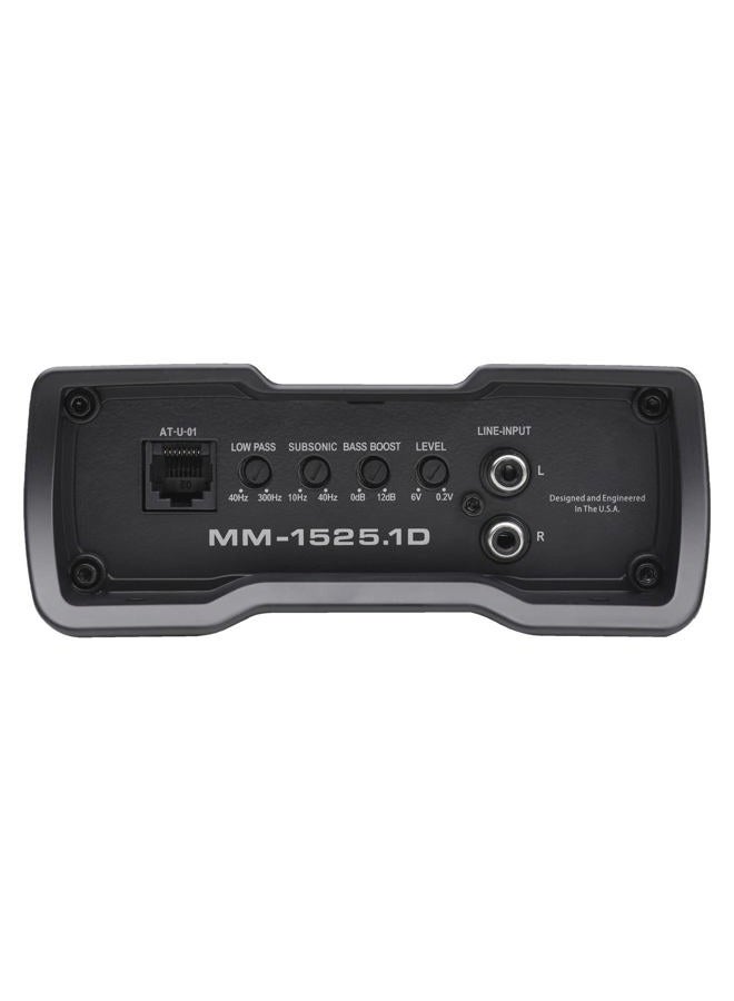 AUTOTEK MM-1525.1D Mean Machine 1500 Watt Amplifier, 1-Ohm Stable Compact Mono Amplifier, Bass Remote Included - Image 4