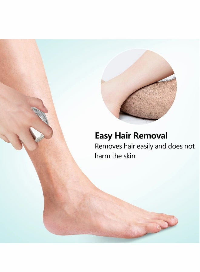 Luxury Bleame Crystal Hair Eraser, Magic Crystal Hair Remover for Women Men, Diamond Painless Hair Removal Exfoliation Soft Smooth Silky Skin, Fast & Easy Hair Removal Eraser for Arms Legs Back Body - Image 4