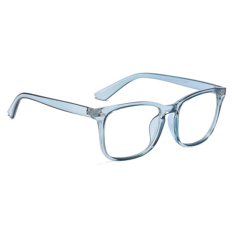 Dervin Blue Light Blocking Glasses Gaming Filter Transparent Square Eyeglasses for Eye Protection Men Women, Computer/Tablet/Laptop/Mobile/TV, Anti-blue & Anti eyestrain - Image 1