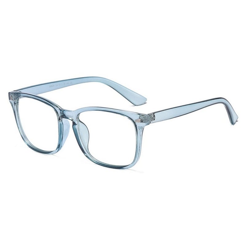 Dervin Blue Light Blocking Glasses Gaming Filter Transparent Square Eyeglasses for Eye Protection Men Women, Computer/Tablet/Laptop/Mobile/TV, Anti-blue & Anti eyestrain - Image 3