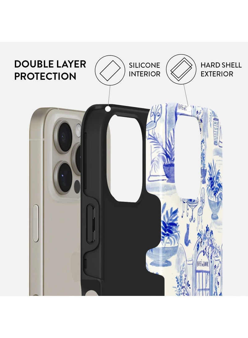 BURGA iPhone 16 Pro Max Case, 2 Piece Hard Shell + TPU Silicone Interior, Shock Absorption, All Port Accessible, Raised Bezel For Screen & Camera Protection, Never Fading HQ Print,Sobremesa - Image 2