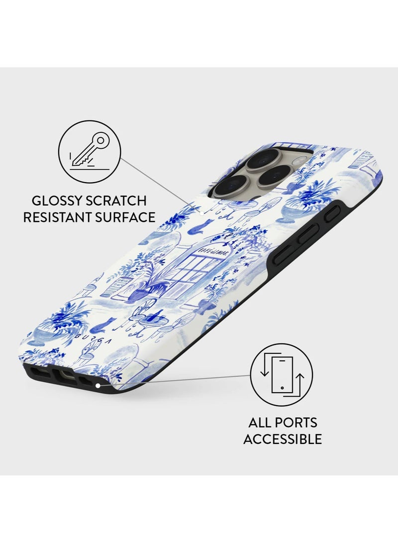 BURGA iPhone 16 Pro Max Case, 2 Piece Hard Shell + TPU Silicone Interior, Shock Absorption, All Port Accessible, Raised Bezel For Screen & Camera Protection, Never Fading HQ Print,Sobremesa - Image 3