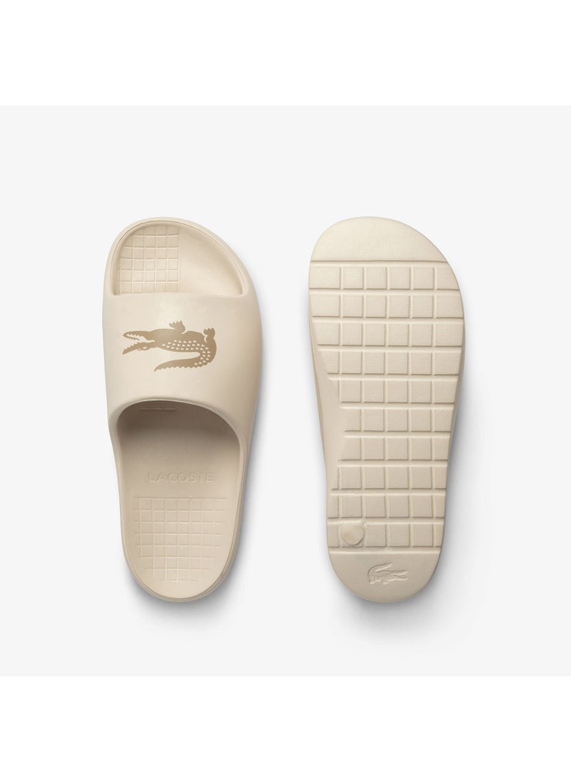 LACOSTE Croco 2.0 Evo Single Strap Logo Detailed Slides  - Image 5