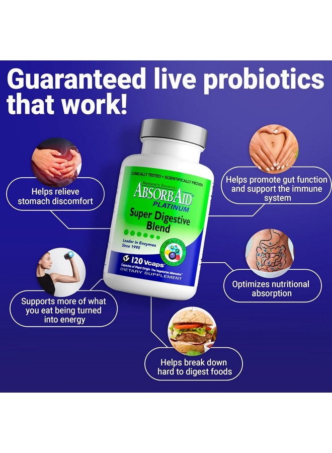 AbsorbAid أبزوربايد بلاتينوم سوبر دايجستيف بليند، 120 عدّ - Image 4