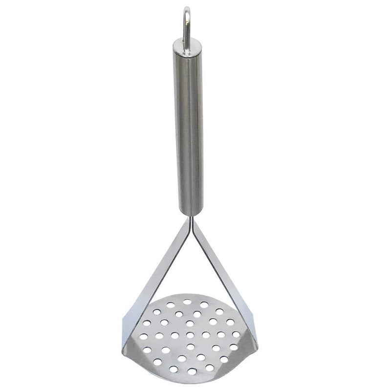 LEGION Stainless Steel Potato Crusher Vegetable Masher Pav Bhaji Masher Silver Pack of 1 - Image 1