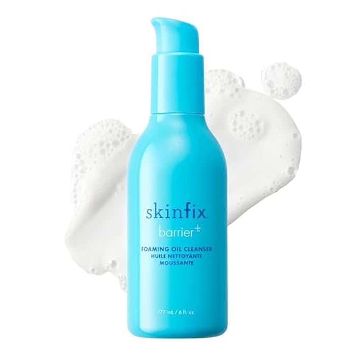Skinfix Foaming Oil Cleanser for Face - 6 oz - Rich Gel-to-Foam Formula to Hydrate & Soothe Dry, Sensitive Skin - Fragrance Free, Vegan, Cruelty Free - Image 1