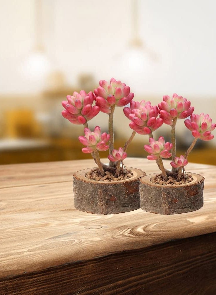 Wooden Tea Light Candle Holders, Rustic Wood Candle Holder Set for Wedding Centerpieces for Table, Party Home Decoration 10 PCS - Image 5