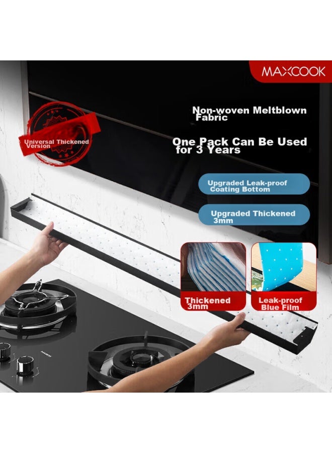 MAX COOK Maxcook Kitchen Oil-absorbing Cotton, Range Hood Oil-absorbing Paper, 90*10cm, 3mm Thick, 10-pack, Mcpj5090 - Image 1