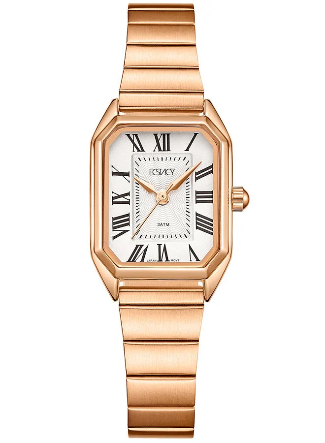 ECSTACY Women Analog Octagon Stainless Steel Wrist Watch E22506-RBKW
