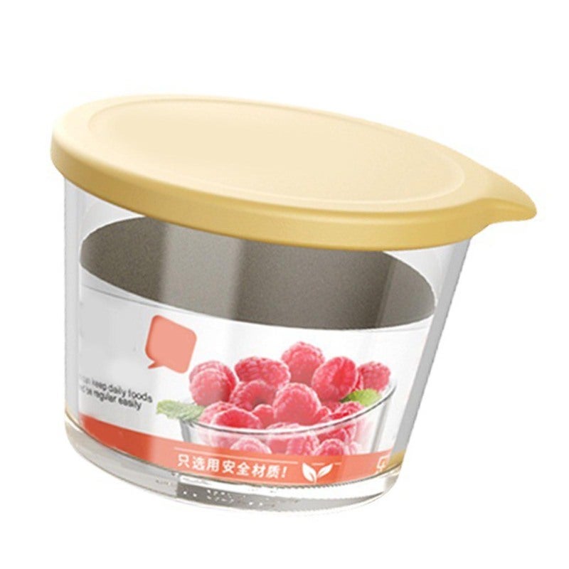 Glass Food Storage Container:  Airtight Sealed Lid, Microwave Refrigerator Safe - Premium Durable Glass, Stackable Design Glass Soup Container for Home Kitchen, Meal Prep, Office Work - Image 2