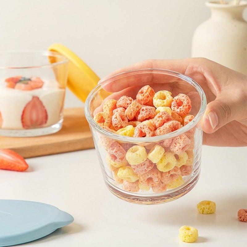 Glass Food Storage Container:  Airtight Sealed Lid, Microwave Refrigerator Safe - Premium Durable Glass, Stackable Design Glass Soup Container for Home Kitchen, Meal Prep, Office Work - Image 5