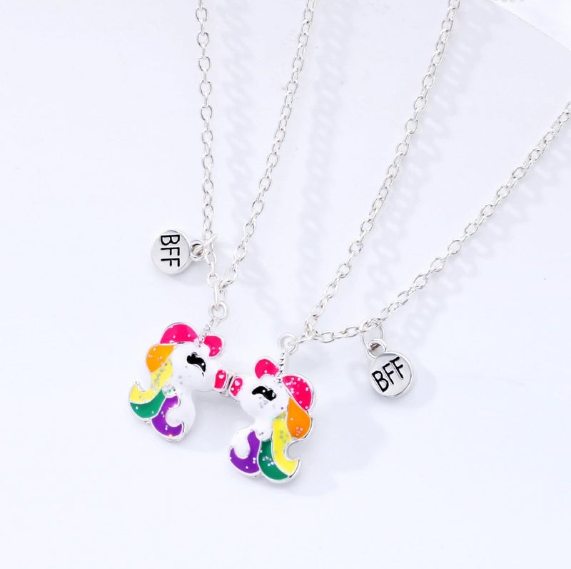 DOYYCA Best Friend Necklace Gifts Magnetic Matching Friendship Necklace for 2 Girls BFF Sister - Image 4