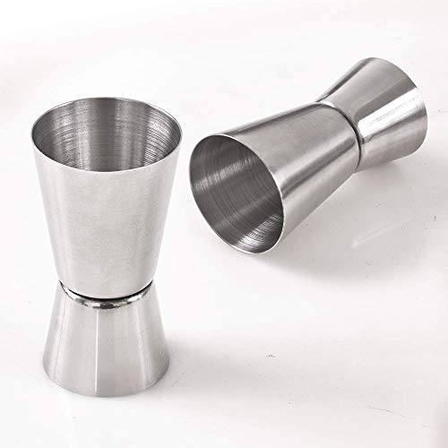 Newk Double Jigger for Bartending, 1/2 & 1 Oz(15 & 30 ML) Stainless Steel Cocktail Measuring Jigger (Set of 4) - Image 5
