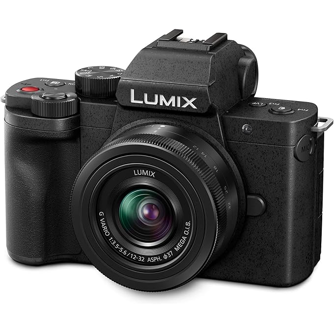 rayihni LUMIX G100 4k Mirrorless Camera for Photo and Video, Built-in Microphone with Tracking, Micro Four Thirds Interchangeable Lens System, 12-32mm Lens, 5-Axis Hybrid I.S., DC-G100DKK (Black) - Image 2