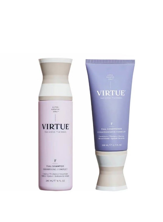 VIRTUE Full Shampoo and Conditioner - Image 1