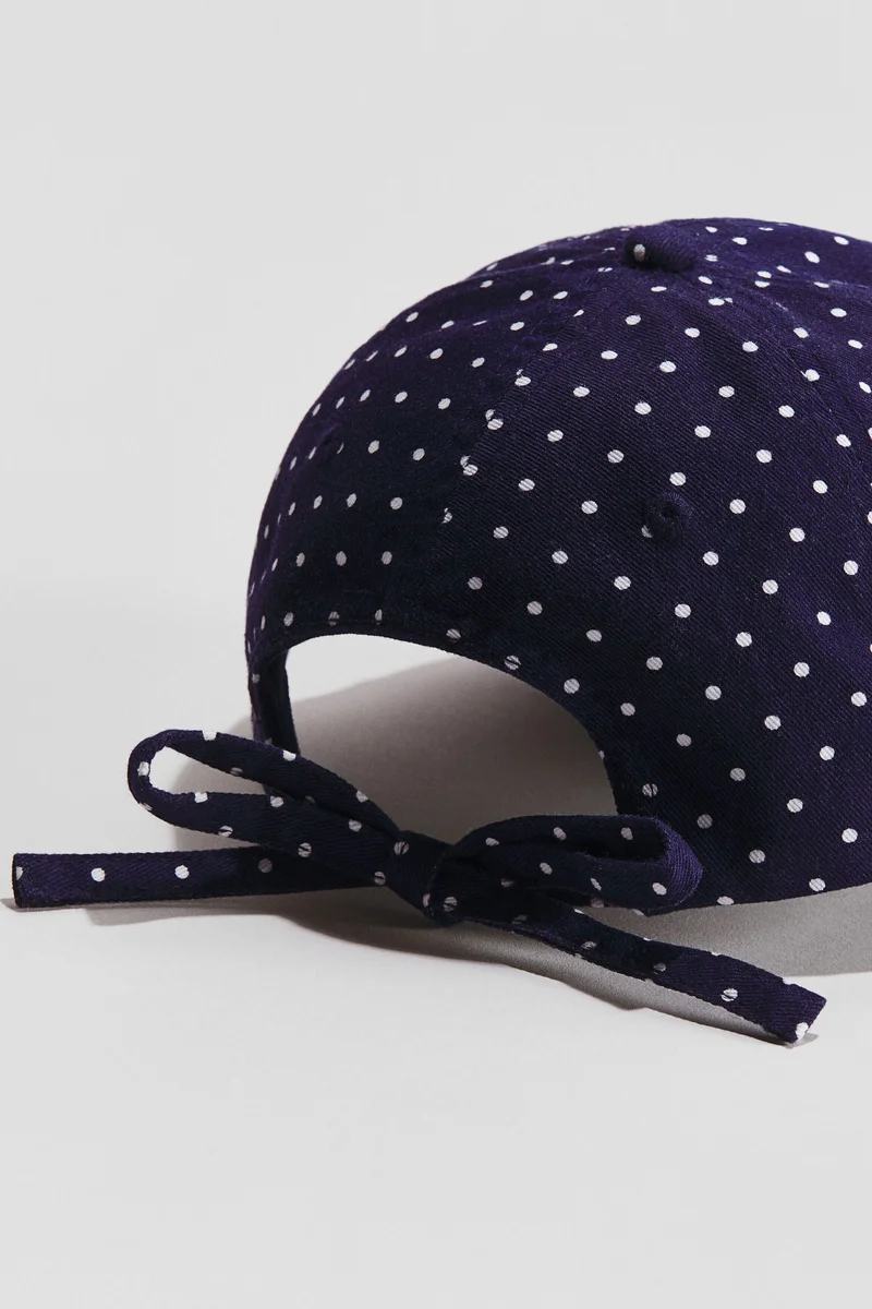 H&M Tie-back twill cap