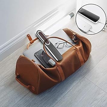 VIKICON مستقيم لحية للرجال مشط مستقيم للحية مع بطارية صغيرة الحجم إيقاف تلقائي مضاد للحروق للسفر المنزل المواعدة الاجتماعات التخييم إلخ - Image 5