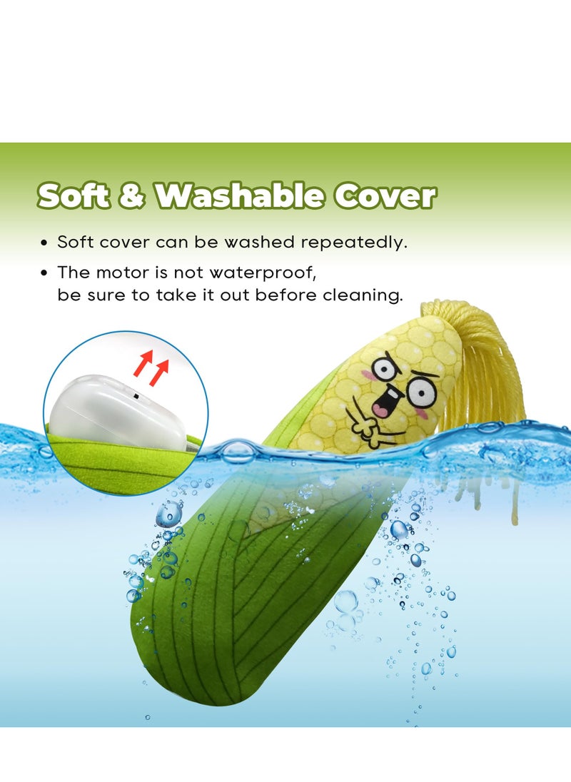 Generic - Cat Toys Flopping Corn with Silver Vine and Catnip Rechargeable Moving Cat Kicker Toy Floppy Wiggle Toys for Small Dogs Interactive Motion Kitten Kitty Exercise Toys - Image 1