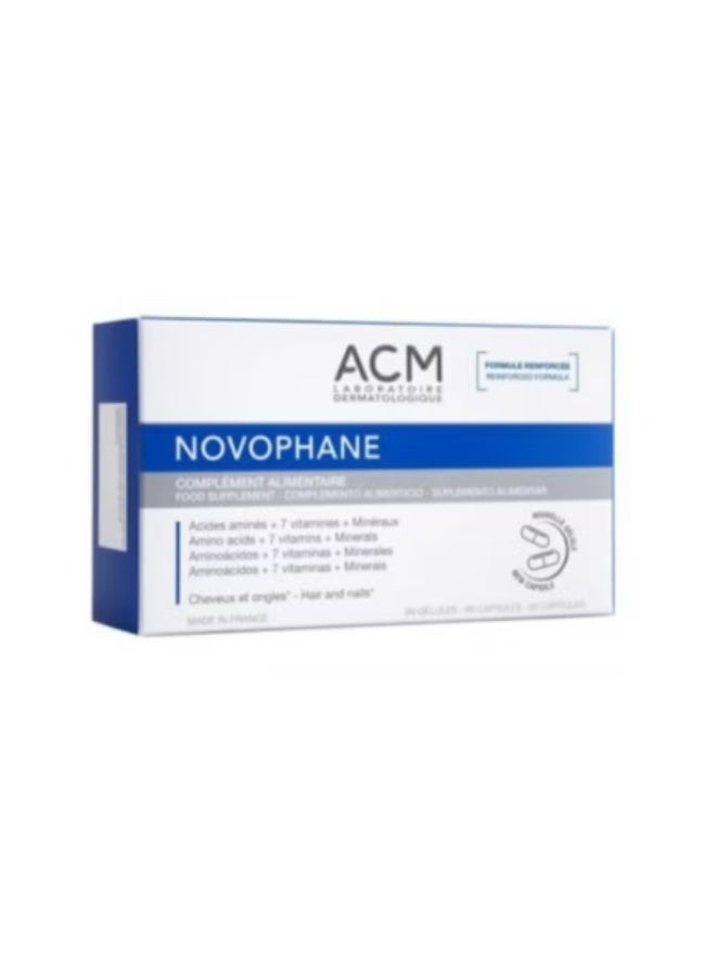Novophane Hair & Nail 60 Capsules – Food Supplement for Hair Growth & Strength