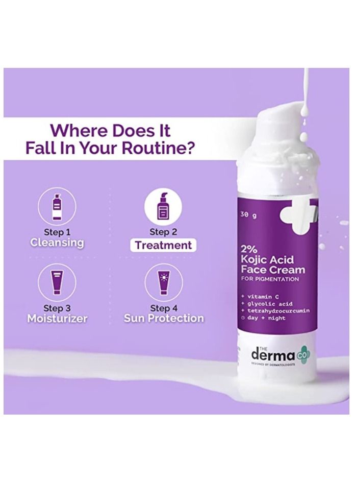 The Derma Co 2% Kojic Acid Face Cream 30gm - Image 5