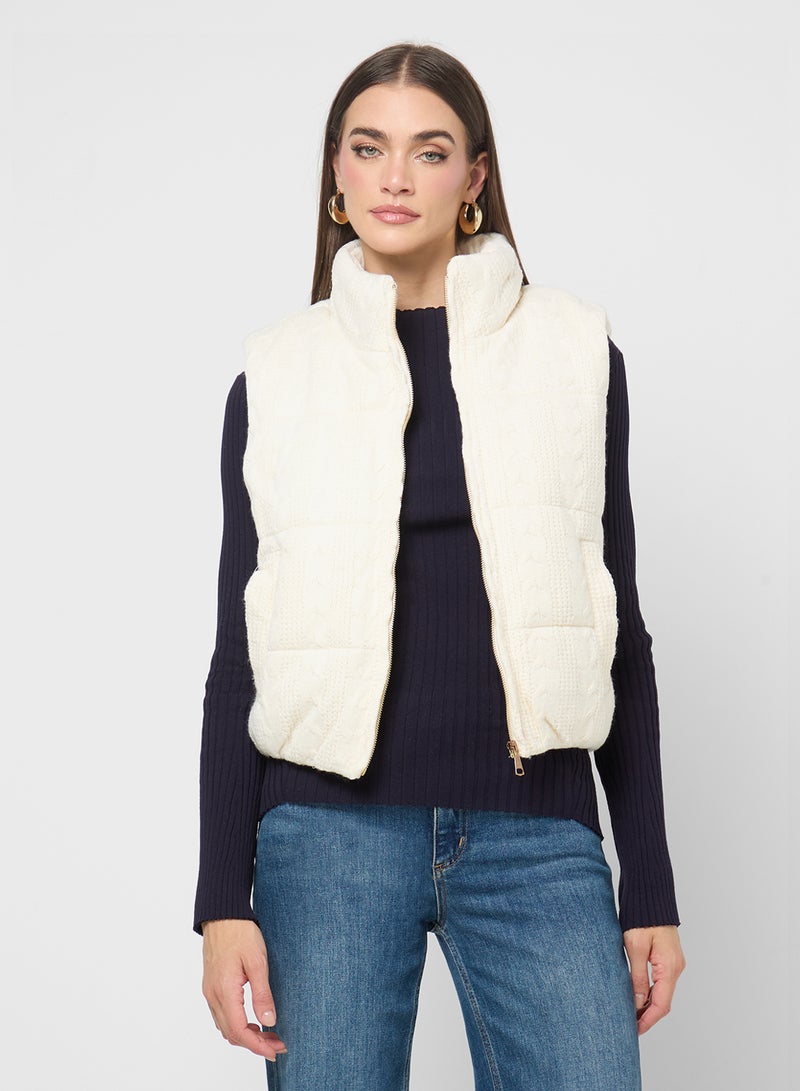 ايلا جاكيت مبطن بدون أكمام - Image 1