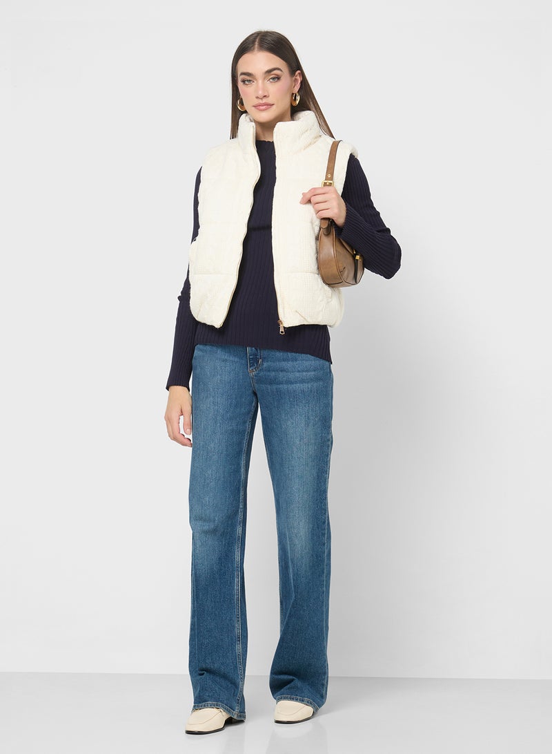 ايلا جاكيت مبطن بدون أكمام - Image 4