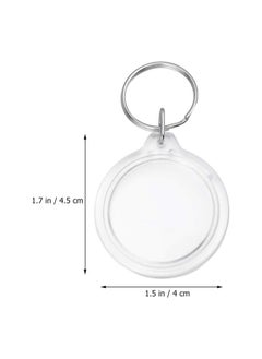 100pcs Acrylic Keychain Acrylic Photo Keychain Circular Photo Keychain Blank Keyring Transparent Photo Frame Keyring - pzsku/Z194CA6363CC0D790CD41Z/45/_/1733230674/b3359523-b875-4399-a2ba-fcff8f7d9117