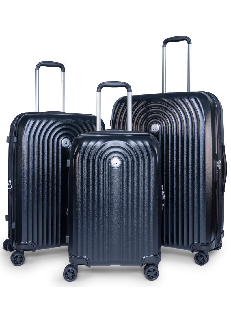 Track Track Alien Hardshell Luggage Set – Durable ABS Suitcase, Lightweight & Impact-Resistant, Secure Lock, Expandable, 4 Double Spinner Wheels, Fully Lined Interior, Check-in & Carry-on Travel Suitcase  - Image 1