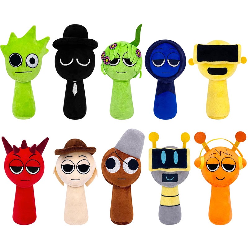 Plush Toys Horror Games Plushies Toy for Fans Soft Stuffed Animal Pillow Figure Doll Christmas Birthday Gifts for Adult Kids 10 Pcs - Image 3