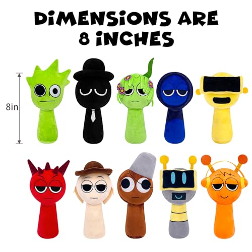 Plush Toys Horror Games Plushies Toy for Fans Soft Stuffed Animal Pillow Figure Doll Christmas Birthday Gifts for Adult Kids 10 Pcs - Image 5
