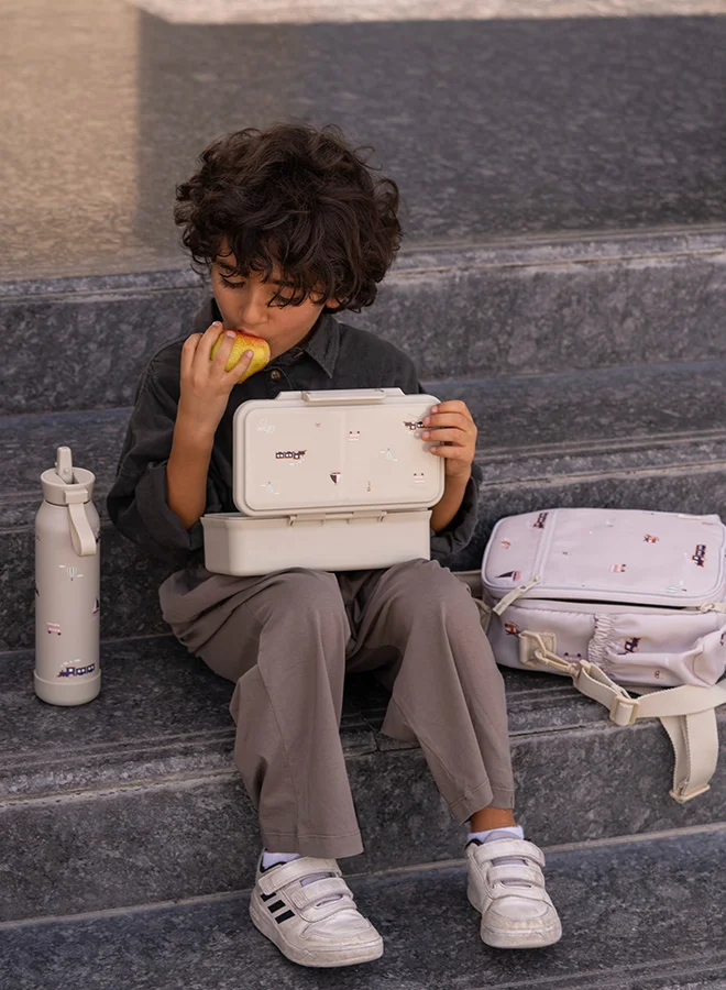 Citron Bio-Based Lunchbox - Vehicles - Leakproof Sustainable Bento Box