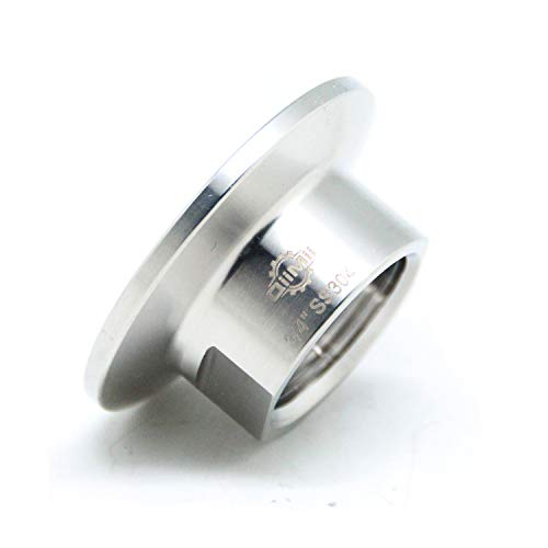 QiiMii Sanitary Female Threaded Pipe Fitting to 1.5 Inch Tri Clamp (OD 50.5mm Ferrule) (Pipe Size: 3/4" NPT) - Image 3