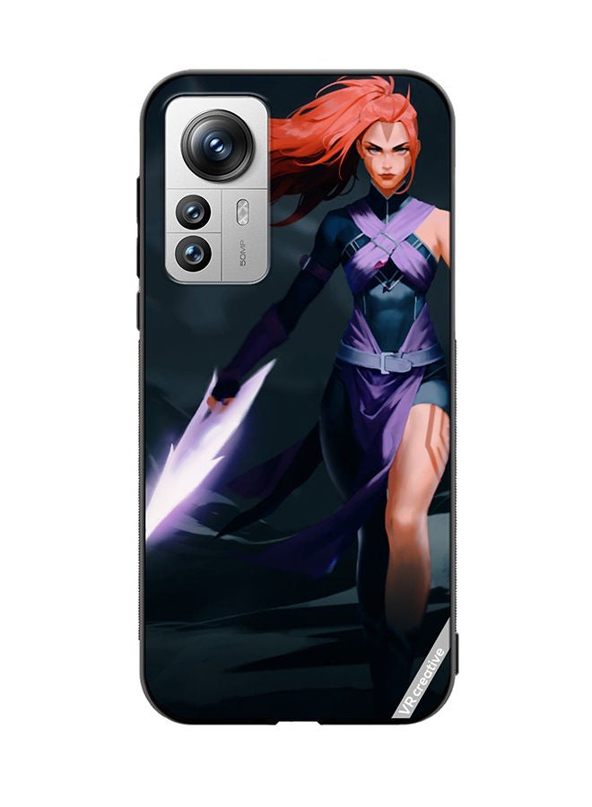 VR CREATIVE Protective Case Cover For Xiaomi 12 Pro Anti-Mage Lady Dota 2 Design Multicolour - Image 1