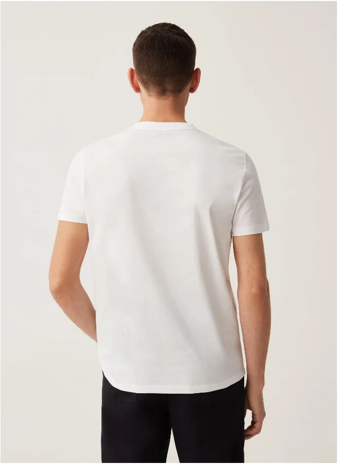 او في اس Grand&Hills cotton T-shirt with print