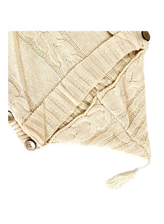 NIBEMINENT Crochet Knitted Hoodie Swaddle - Image 2