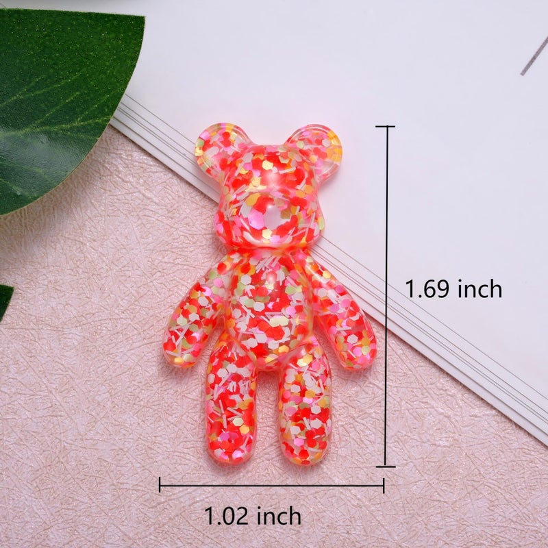 Aesnefe Pocket Bear Hug, Anxiety Relief Gifts, Mental Health Positivity Gift, Autism Fidget Gift, Stress Relief Gifts for Her, Comforting Bear for Son Daughter Back to School, Red - Image 5