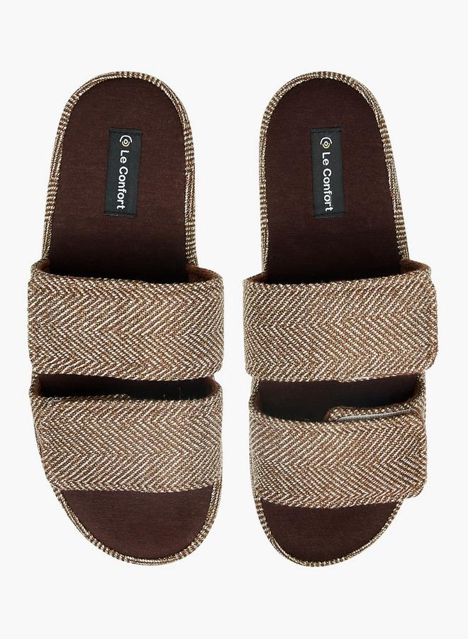 Le Confort Men Hook and Loop Strap Bedroom Slippers - Image 2