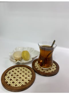 Maison Avf Rattan Hazeran Coaster Antique Color MA036  - Image 3
