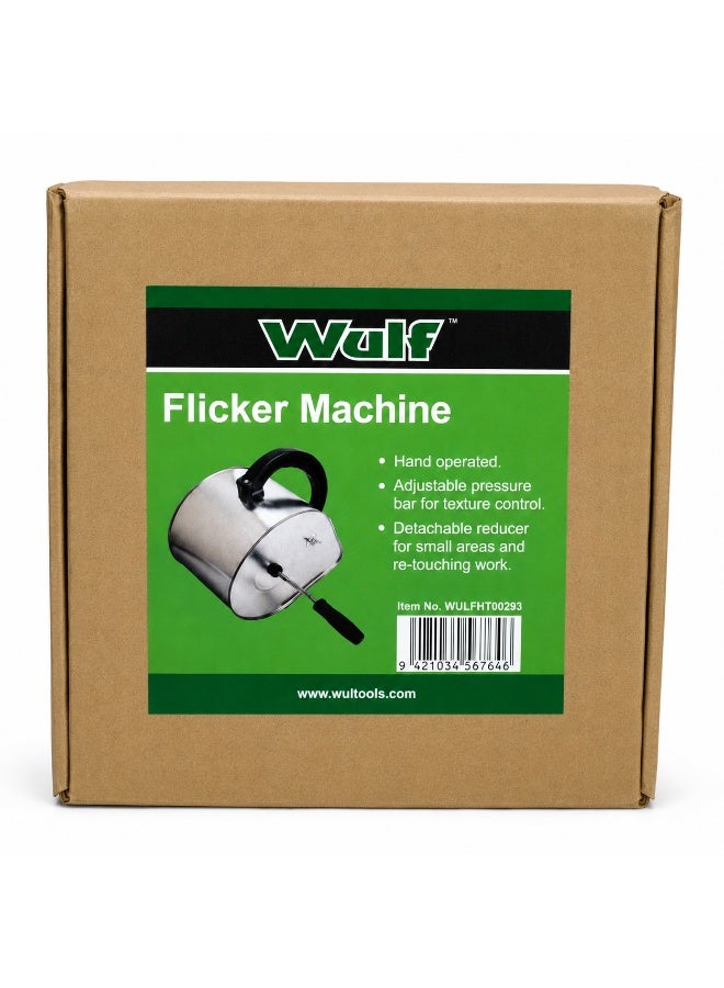 Wulf Flicker Machine Stainless Steel Hand Operated Texture Sprayer with Adjustable Pressure Control and Detachable Reducer for Wall Texture Finishing and Touch-Up Work - Image 3